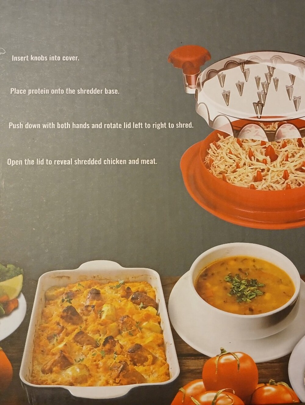 Chicken Shredder - Black Handheld Shredder